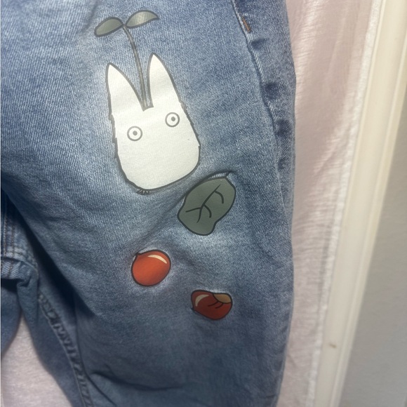 Hot Topic Blue Jeans with Character Print - Picture 4 of 6